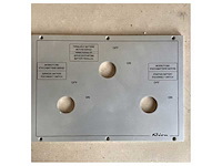 Riva battery switch panel plate silver - afbeelding 2 van  3
