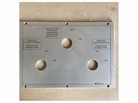 Riva battery switch panel plate silver - afbeelding 2 van  3