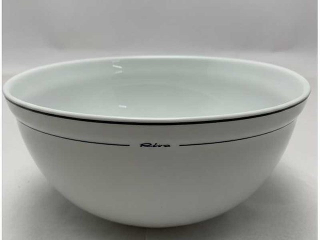 Riva porcelain salad bowl 23cm - elegant and durable marine tableware for boats and yachts - afbeelding 1 van  4