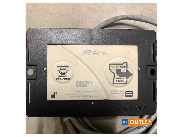 Riva tecma silence plus wall switch controller panel - 27205 -sw - afbeelding 2 van  3