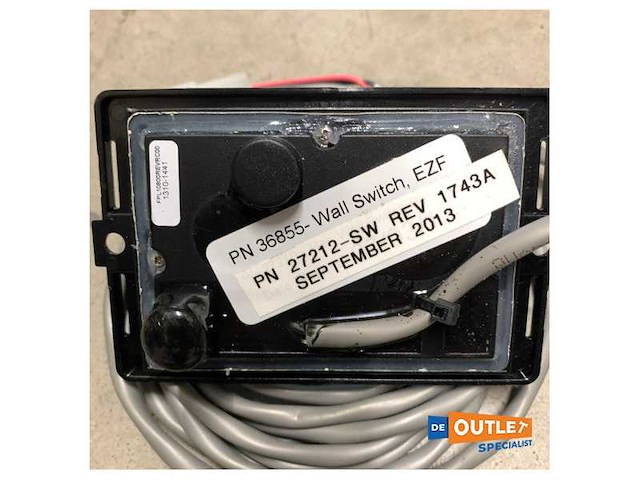 Riva tecma silence plus wall switch controller panel - 27205 -sw - afbeelding 3 van  3