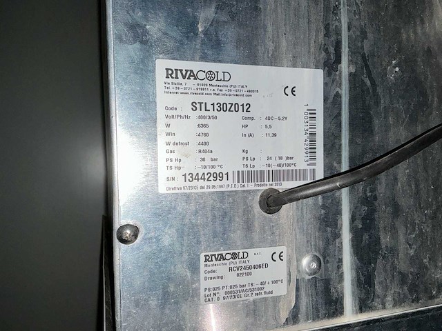 Rivacold - koel en vriescel 14x5 meter - afbeelding 7 van  34