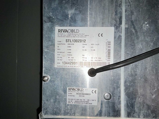 Rivacold - koel en vriescel 14x5 meter - afbeelding 33 van  34