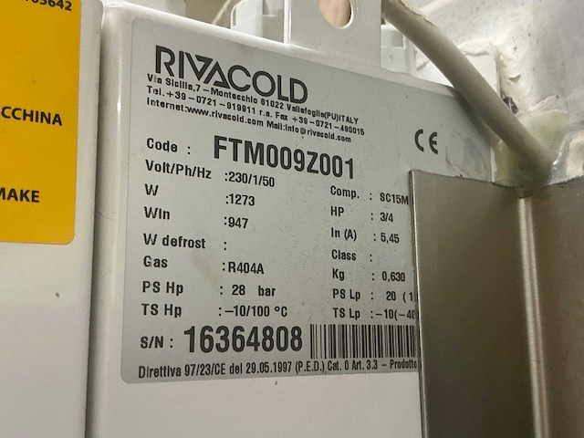 Rivacold ftm009z001 koelcel - afbeelding 6 van  6