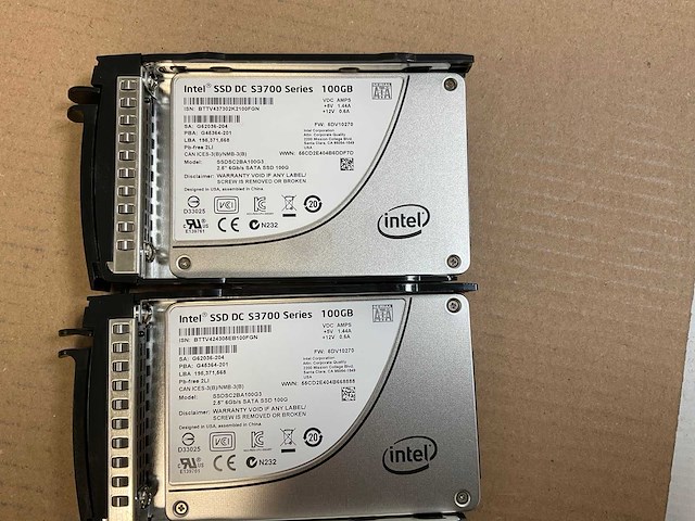 Riverbed (d3700), 20x 1 tb hdd(st91000640ns) - 4x 100 gb ssd(ssdsc2ba100g3) network attached storage - afbeelding 7 van  10