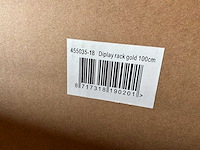 Riverdale - displayrek mika 100cm goud - afbeelding 4 van  4