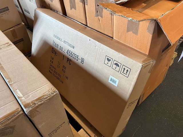 Riverdale - displayrek mika 100cm goud - afbeelding 3 van  4