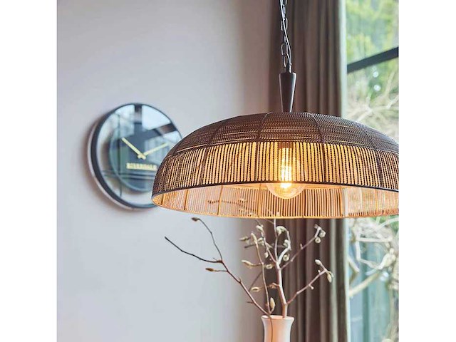 Riverdale - hanglamp ise zwart 40cm - zwart - afbeelding 1 van  4