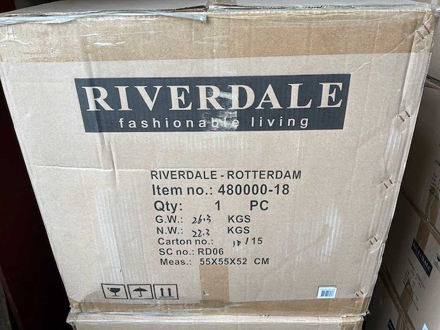 Riverdale - hanglamp sienna helder 43cm - transparant - afbeelding 3 van  3