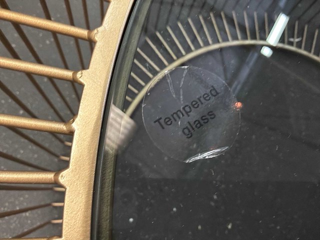 Riverdale - salontafel rocco goud 82cm - goud - afbeelding 2 van  11