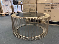 Riverdale - salontafel rocco goud 82cm - goud - afbeelding 5 van  8