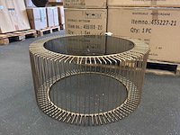 Riverdale - salontafel rocco goud 82cm - goud - afbeelding 11 van  15