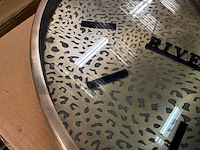 Riverdale - wandklok levy rond - ø50cm - goud - afbeelding 5 van  9