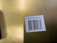 Riverdale - wandklok levy rond - ø50cm - goudprint - goud - afbeelding 6 van  8