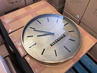 Riverdale - wandklok levy rond - ø50cm - goudprint - goud - afbeelding 8 van  9