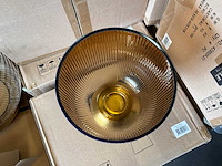 Riverdale - windlicht lois amber 24cm bruin (4x) - afbeelding 5 van  6