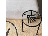 Riverdale bijzettafel amaro 60cm zwart - set van 2 - afbeelding 2 van  4