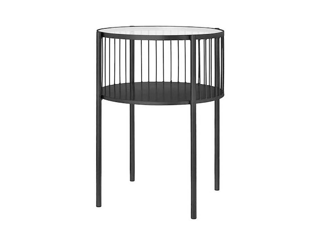 Riverdale bijzettafel rocco zwart 55 cm - afbeelding 2 van  4