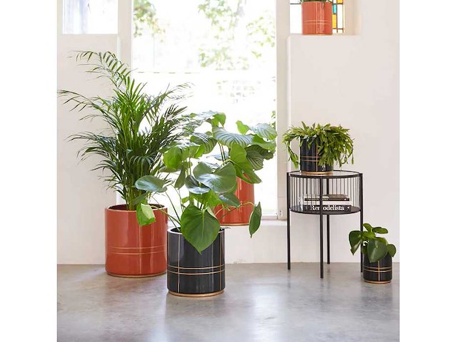 Riverdale bijzettafel rocco zwart 55 cm - afbeelding 1 van  2