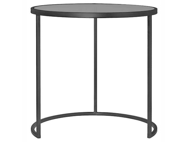 Riverdale bijzettafel romy zwart 50 cm (set van 2) (5x) - afbeelding 2 van  2