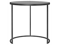 Riverdale bijzettafel romy zwart 50 cm (set van 2) (5x) - afbeelding 2 van  2