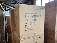 Riverdale bijzettafel romy zwart 50 cm (set van 2) - afbeelding 1 van  3