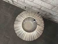 Riverdale flo windlicht 45cm - zand - afbeelding 9 van  10