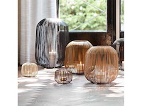 Riverdale flo windlicht 45cm - zand - afbeelding 2 van  6