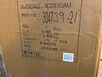 Riverdale flo windlicht 45cm - zand - afbeelding 6 van  6
