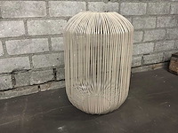 Riverdale flo windlicht 45cm - zand - afbeelding 1 van  9