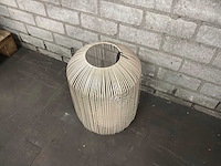 Riverdale flo windlicht 45cm - zand - afbeelding 7 van  9