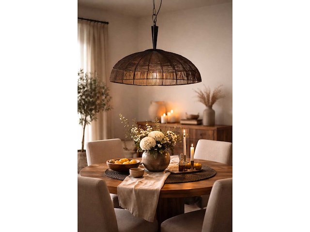 Riverdale hanglamp ise 77cm zwart - afbeelding 1 van  1
