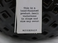 Riverdale hurricane brown waxinelichthouders - set van 2 stuks - afbeelding 2 van  8