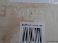 Riverdale hurricane brown waxinelichthouders - set van 2 stuks - afbeelding 7 van  8