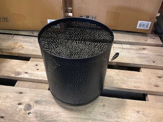 Riverdale hurricane windlicht zwart 24 cm (4x) - afbeelding 4 van  8