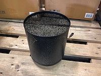 Riverdale hurricane windlicht zwart 24 cm (4x) - afbeelding 4 van  8