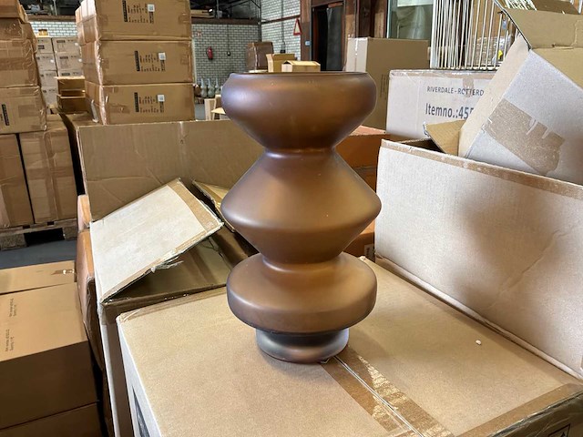 Riverdale kaarshouder luna amber matt 28cm (4x) - afbeelding 1 van  7