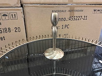 Riverdale kandelaar lue goud 21 cm (6x) - afbeelding 2 van  6