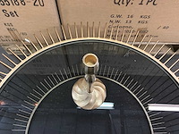 Riverdale kandelaar lue goud 21 cm (6x) - afbeelding 4 van  6