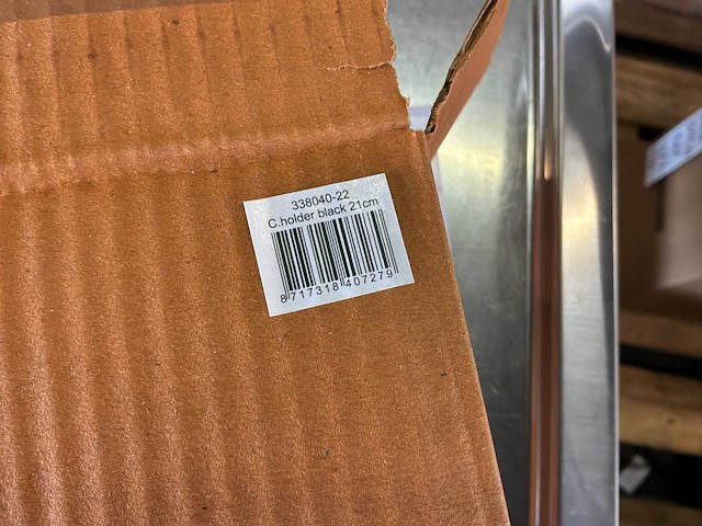 Riverdale kandelaar lue zwart 21cm (12x) - afbeelding 7 van  8