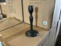 Riverdale kandelaar lue zwart 31cm (6x) - afbeelding 1 van  5