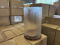 Riverdale lize windlicht 40cm - helder (2x) - afbeelding 2 van  7
