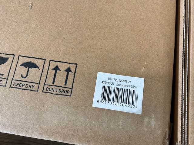 Riverdale louis vaas 55cm - smoke (2x) - afbeelding 6 van  6