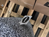 Riverdale opberg poef didi 60cm zwart boucle - afbeelding 7 van  8