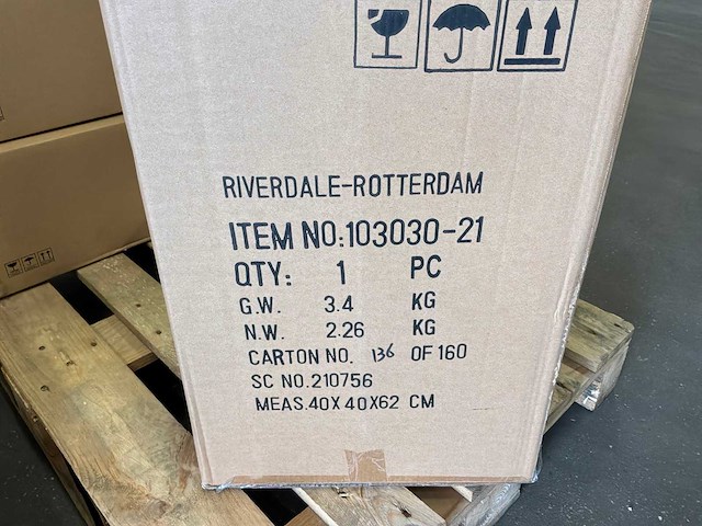 Riverdale opberg poef didi 60cm zwart boucle - afbeelding 8 van  8