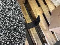 Riverdale opberg poef didi 60cm zwart boucle - afbeelding 7 van  9