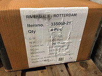 Riverdale ornament sonny 28cm zwart (4x) - afbeelding 3 van  3