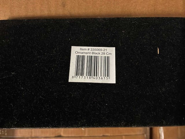 Riverdale ornament sonny 28cm zwart (4x) - afbeelding 5 van  6