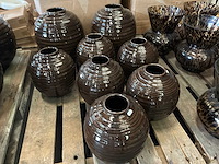 Riverdale partij vazen granada bruin (8x) - afbeelding 1 van  9