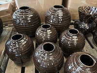 Riverdale partij vazen granada bruin (8x) - afbeelding 2 van  9